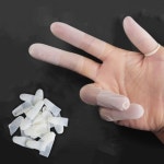 반디 라텍스 민자 골무 손가락 엄지 장갑 핑거 캡 50개입 : 오니온스