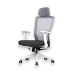 심플 책상 의자 컴퓨터 메쉬 학생 사무용 쿠션 사무실 화이트 : 모둠마켓Q