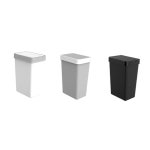 터치 스타일 모던 사각 휴지통 5L : 현대봉화