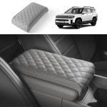 KM모터스 KMMOTORS (2023~ 현대 산타페 MX5 자동차 센터 콘솔 팔걸이 커버, 산타페 MX5 암레스트 커버, 산타페 MX5 콘솔 커버 내부 액세서리... 