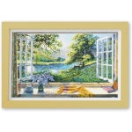 어른들 핀투 퍼즐 1000개 - 스테판 다르비셔 가정용 블루벨 아름다운 플라스틱 홈데코 먼지 제로 보관 H2198 : 달라스유니콘