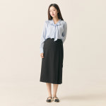 로엠 플리츠 롱 스커트 RMWHF23R11 : roem