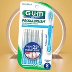 GUM 고간섭 프로사브러쉬 클리너스 와이드 8개 : 나인뽀