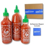 Sriracha 핫 칠리 소스 번들 - 793.8g28온스 502.8ml17온스 255.1g9온스 3팩 번들 : 오그래상점