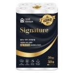 숨 시그니처 4겹 30m 30롤 100 천연펄프 무형광 두루마리 화장지 휴지 점보롤  숨 시그니처 4겹 30m 30롤 100% 천연펄프 무형광 두루마리... 