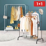 [1+1]이동가능 옷걸이 행거 심플디자인 의류관리 공간활용 : 삼색깔남매 4호점