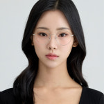 엔드피스97 동그리 여자메탈 남자안경 얼굴형에맞는 메탈테 가벼운안경 : 엔드피스97