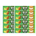 롯샌 파인애플 12개 달콤 당충전 아이 하원 과자 간식 : 비엔에스토어