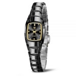 OLEVS 여성용 시계 스몰 스퀘어 페이스 방수 텅스텐 스틸 앙증맞은 드레스 직사각형 여성 손목 작은 손목용 골드/실버/블랙/로즈 골드, 7015... 