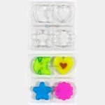 (100개) 석고방향제만들기틀 비누만들기 투명틀 아로마비누몰드 : 지주스몰