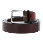 휴고 Hugo 게일-휴고 Sz30 가죽 벨트 W105 다크 브라운 허리띠 401016 : 2moro