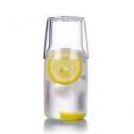 550ml 세트 물병 유리 컵 뚜껑 워터보틀 물통 Set SG-2DG04-1671 : 스스로예쁜마켓