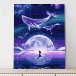 플레이어바웃 DIY 명화 그리기 세트 40 x 50 cm 고래의 꿈 1개 one option : 에이빔