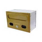 다세대 우체통 25x16x12cm 분체도장 스틸 우편함 빌라 다주택 공공건물 시설 편지함 엽서 : 비앤필즈