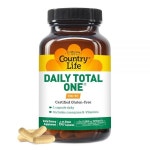 Daily Total One 멀티비타민, 철분 프리 원스 어 데이 멀티비타민 및 멀티미네랄 복합체, 비타민 A, C, D, 코엔자임 B-비타민 : 명진마트