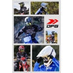 일본 직배송 모토크로스 헬멧 다트 괴물 Dirtfreak DFG 에이스 블랙 레드 M 오프로드 모토 크로스 도로 주행 가능 MFJ 공인 G4755... 