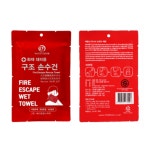 구조손수건 메디원헬스케어 방연 습식 마스크 숨수건 방독면 대용 응급 대비 안전 : 주식회사 119마트