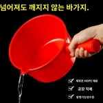깨지지 않는 공업 물 욕실 청소 바가지 청소 용품 가정용 계량 내구성 국자 : 수연스토어1