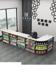 카운터테이블 편의점 약국 계산대 아래 과자 판매대 카운터 - A타입(폭 160-180cm) : 모어벨류