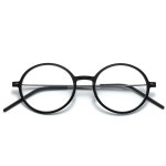 동그란안경테 특이한 뿔테 가벼운 둥근 동글이 알없는 V : 구대오번지