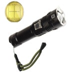 LED 5600루멘 충전식 줌 라이트 랜턴 손전등 후레쉬 써치라이트 소형 작업용 C타입 : 해피마이펫