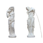 여인상 분수대 유럽 정원 야외 연못 수조 장식 조각상 조각상 - DY009 : 트루베스트이지