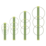 가드닝 원예 화초 4size 식물 지지대 화분지주대 넝쿨 토마토 주말농장 방울 텃밭 몬스테라 : 화수분스토리