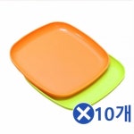 쟁반 2Px10개 정사각형 대형-색상랜덤 과일쟁반 : 민바몰