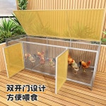 가정용 닭장 야외 대형 사각 파이프 고밀도 메쉬 방수 농촌 자동 비료 청소 사육 : 프로미코