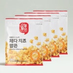 오늘좋은 체다치즈 팝콘 x4개 고소한 간식 : 홀리카인
