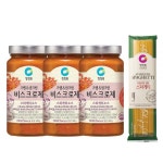 청정원 비스크로제 파스타소스, 600g, 3개 + 스파게티면, 500g, 1개 : 미뇽가게