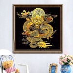 황금용 보석십자수 재물과 성공을 부르는 풍수 인테리어 현관 거실 비즈십자수 : 토성마켓