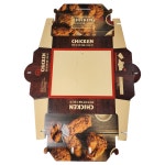 FC-2 손잡이형 두마리 합지 치킨박스 100매 통닭 포장용기 배달 상자 : 모두닭집