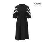 GGPX_SP GGPX 후드 반팔 롱 원피스 GOBOW031D 243426 : 1003mk