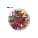 유니아트 5000통 모양 비즈 33번 크리스탈 하트 1.4cm (P0000BIH) 비즈목걸이재료 비즈팔찌재료 모양비즈 : 리에프유통