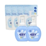온더바디 세꼼마 버블 항균 핸드워시 250ml 2개+리필 200ml 4개 (레몬) : 월드블루