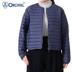 ORCIVAL 오르치발 크루넥 퀼팅 라이트 다운 자켓 OR A0404 DPL 안솜 노카라 이너 394948 : 베케트상점