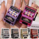 슬롯 머신 키링 열쇠고리 미니 게임 오락 단체 대량 선물 박스 포함 : 순자네마켓