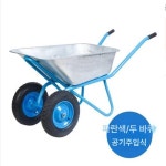 이륜손수레 운반카트 수레 건설현장 끌차 이륜 전동리어카 삼륜전동손수레 가정용 농업 A.블루 외발자전거 1대 펌프 타이어 : 유니크바이몰
