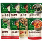 비비고 육개장 사골곰탕 미역국 설렁탕 닭곰 갈비탕 된장찌개 김치찌개 8개 외50종 : 다여기다여기