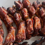 동네주민 쪽갈비 구이 1kg 양념 돼지 등갈비 바베큐 캠핑고기 : 동네주민마켓