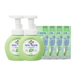 아이깨끗해 핸드솝 청포도 250ml 용기 2개 + 200ml 4개 : 월드블루