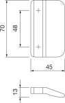 HOPPE HOPS 도어록 형식 4012789288421 발코니 핸들 k435.f9003 M4 : 은일삼트린카