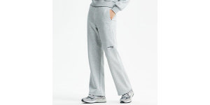 뉴발란스 여성 시그니처 기모 와이드 팬츠 NBMLD4W902-AC : 하모니이