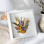 2개세트 드라이플라워 캘리그라피 DIY 액자만들기 입체 깊은 공간액자 6x8 5cm : 인생용품점