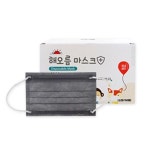 미라클하우스 해오름 비말차단 3중구조 그레이 소형 덴탈마스크50매 722497 : 미라클House