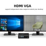 미니컴퓨터 데스크탑 XCY 미니 PC 인텔 코어 프로세서 i7 5500U i5 5200U i3 5005U 8GB DDR3L 128GB 256GB SSD 300Mbps Wi : 백억부자할미