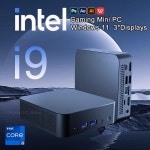 미니PC 미니컴퓨터 데스크탑 2025 미니 PC Windows 11 pro Intel Core i9 8950HK 소형 포켓 컴퓨터 WiFi 6 Type-C 16GB DDR4 1TB : 백억... 