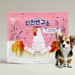 피랩 강아지 육포 간식 치킨연구소 닭갈비, 300g, 1개 : 멍멍마블