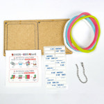 업사이클링 1인용 MDF 양말목 티코스터 만들기 (컬러랜덤) 관찰 SZ_6749 : 생생플러스